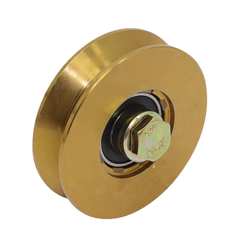 Rueda de acero para portón