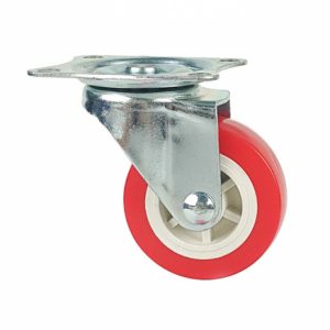 Rueda bicolor PP/PVC roja